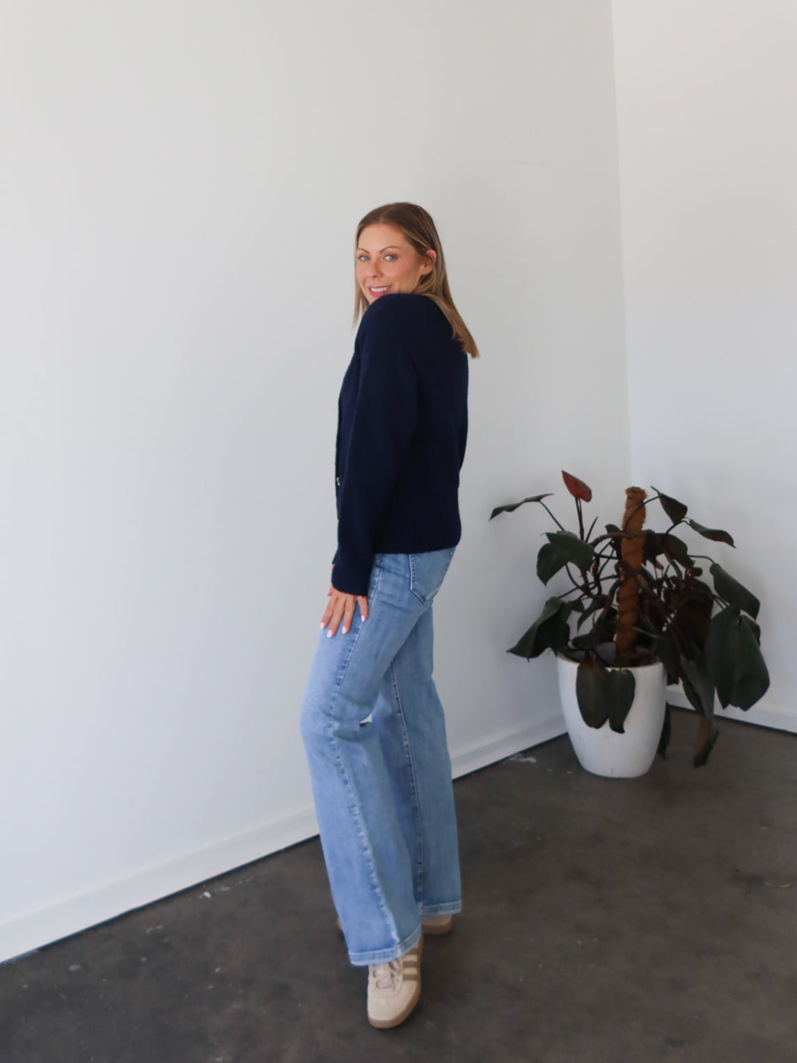 Mckinley Cardigan - Navy