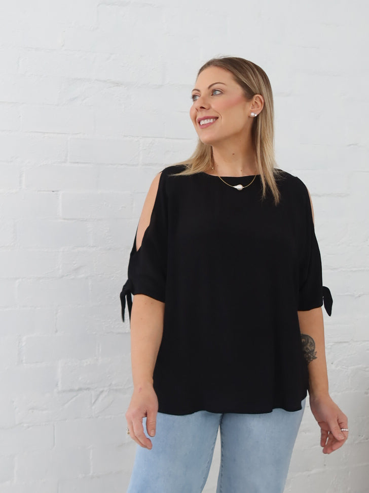 Rosella Top- Black
