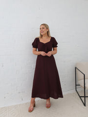 Estella Dress - Chocolate