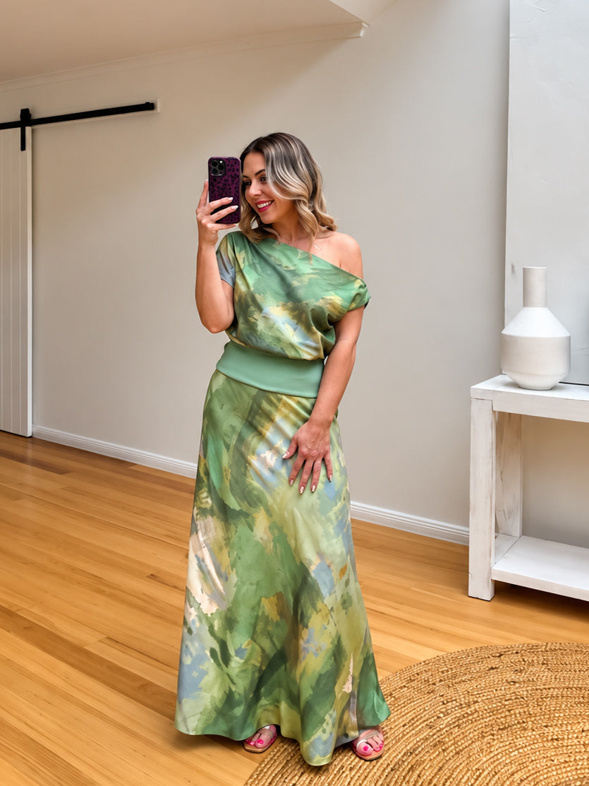 Amber Skirt- Sage