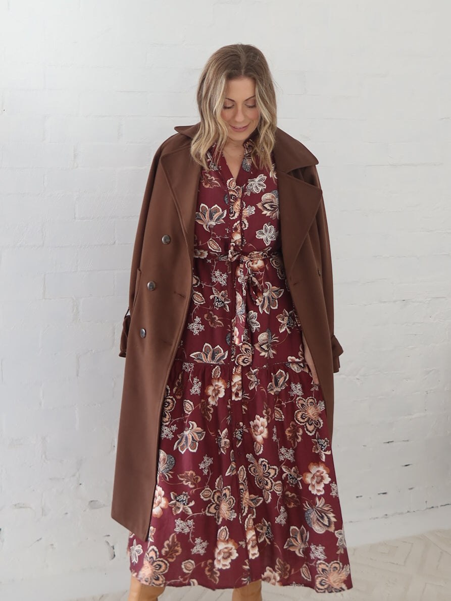 Hardin Coat - Chocolate