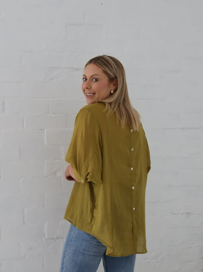 Mimi Blouse - Chartreuse