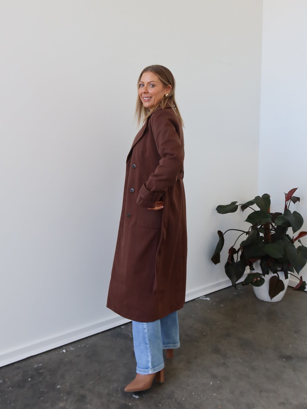 Hardin Coat - Chocolate