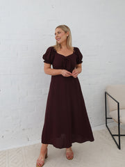 Estella Dress - Chocolate