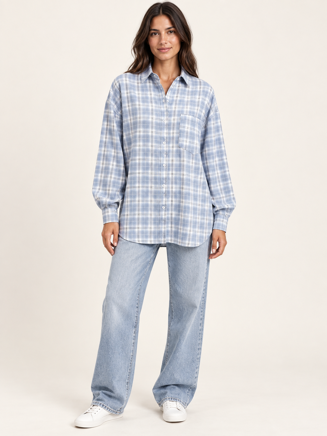 Plait Shirt- Blue