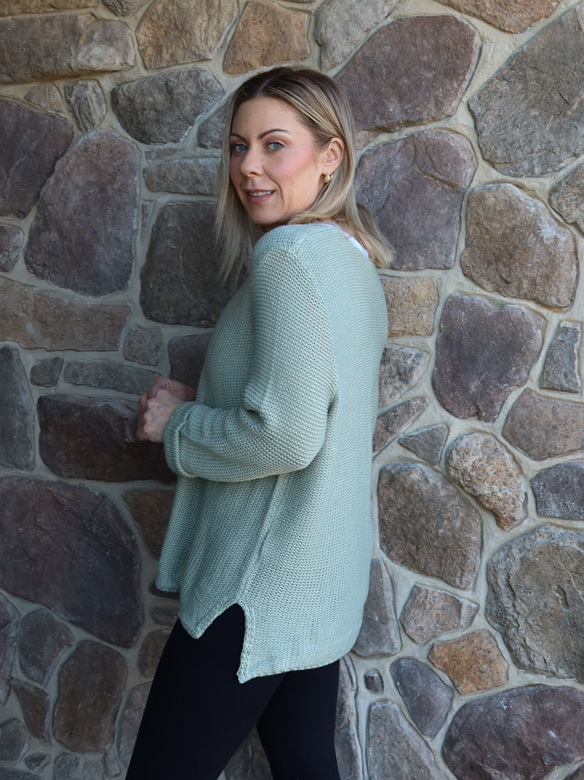 Sailah Knit - Sage