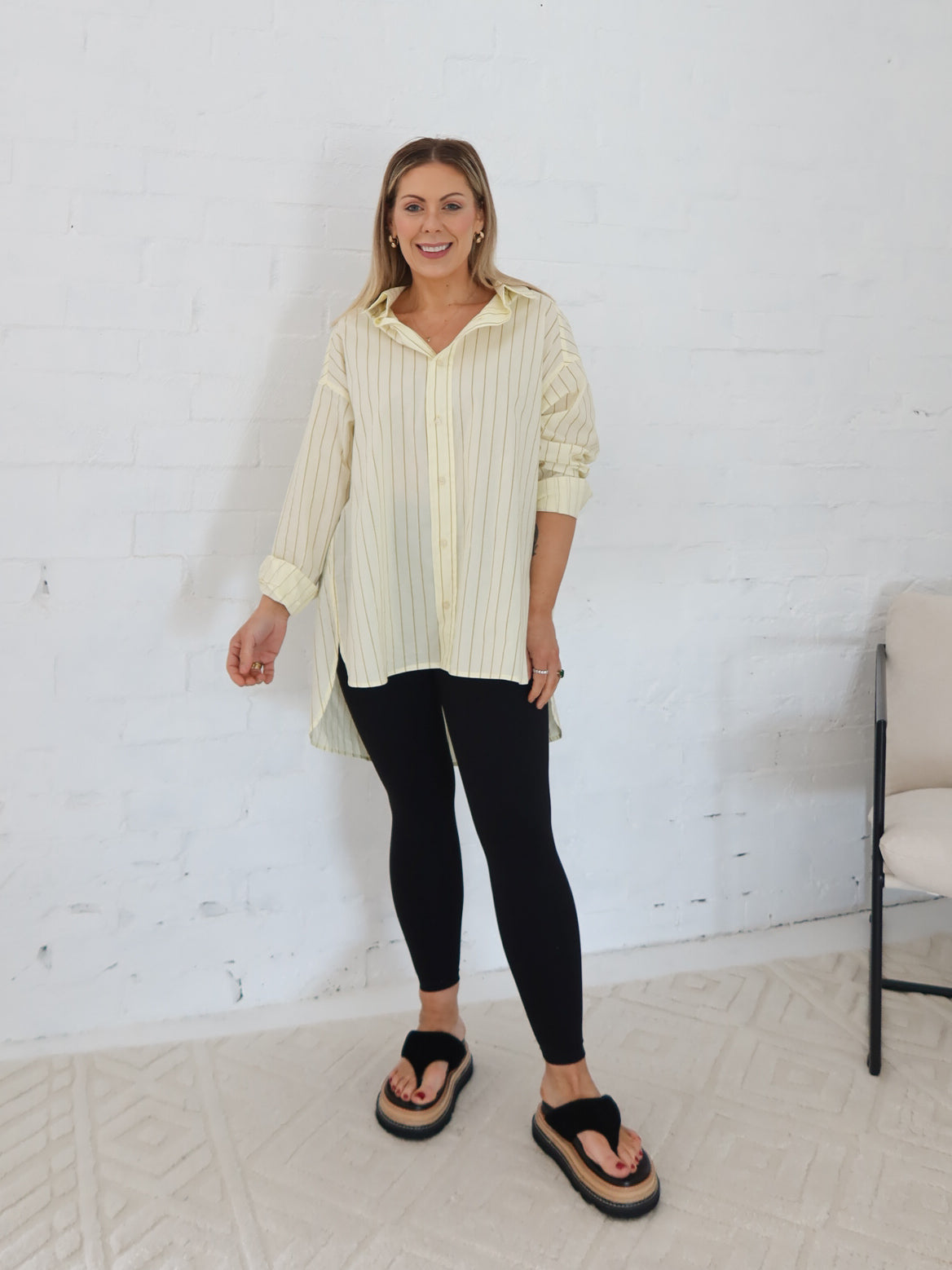 Lena Shirt - Butter Yellow
