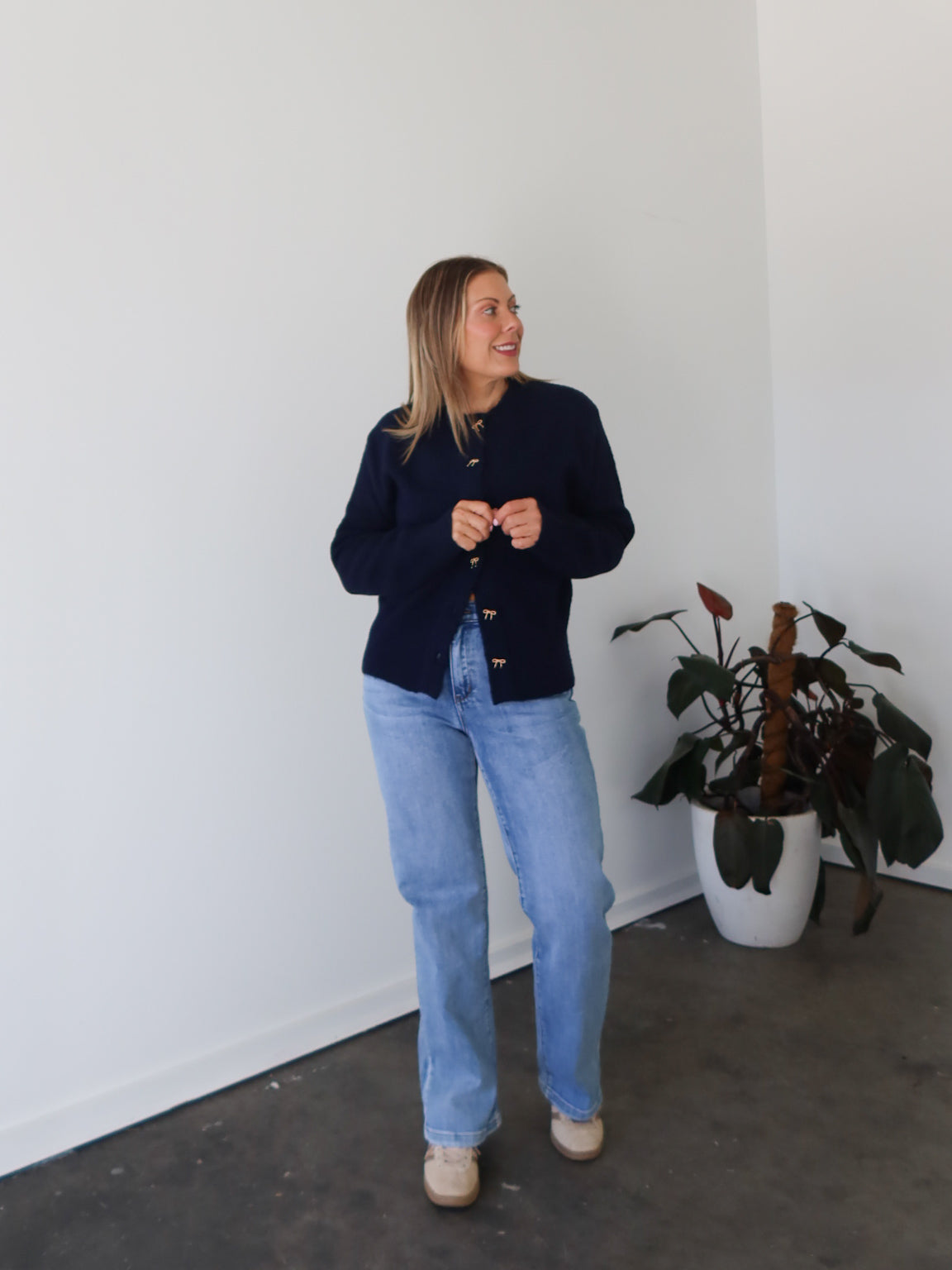 Mckinley Cardigan - Navy