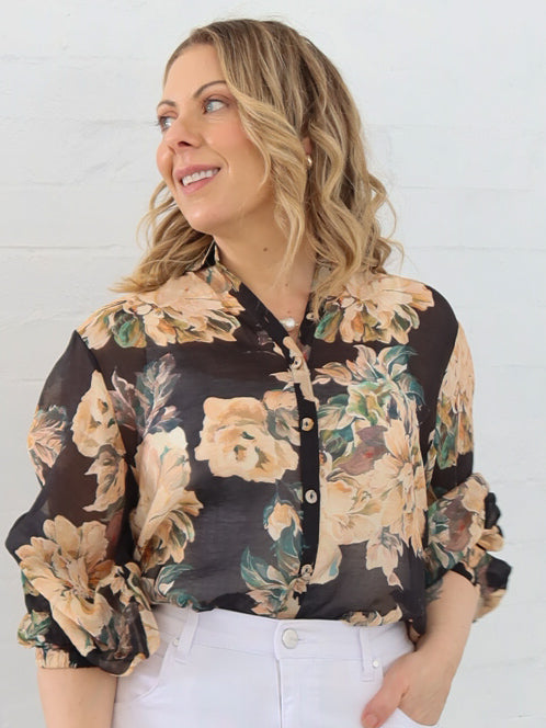 Clara Shirt- Black