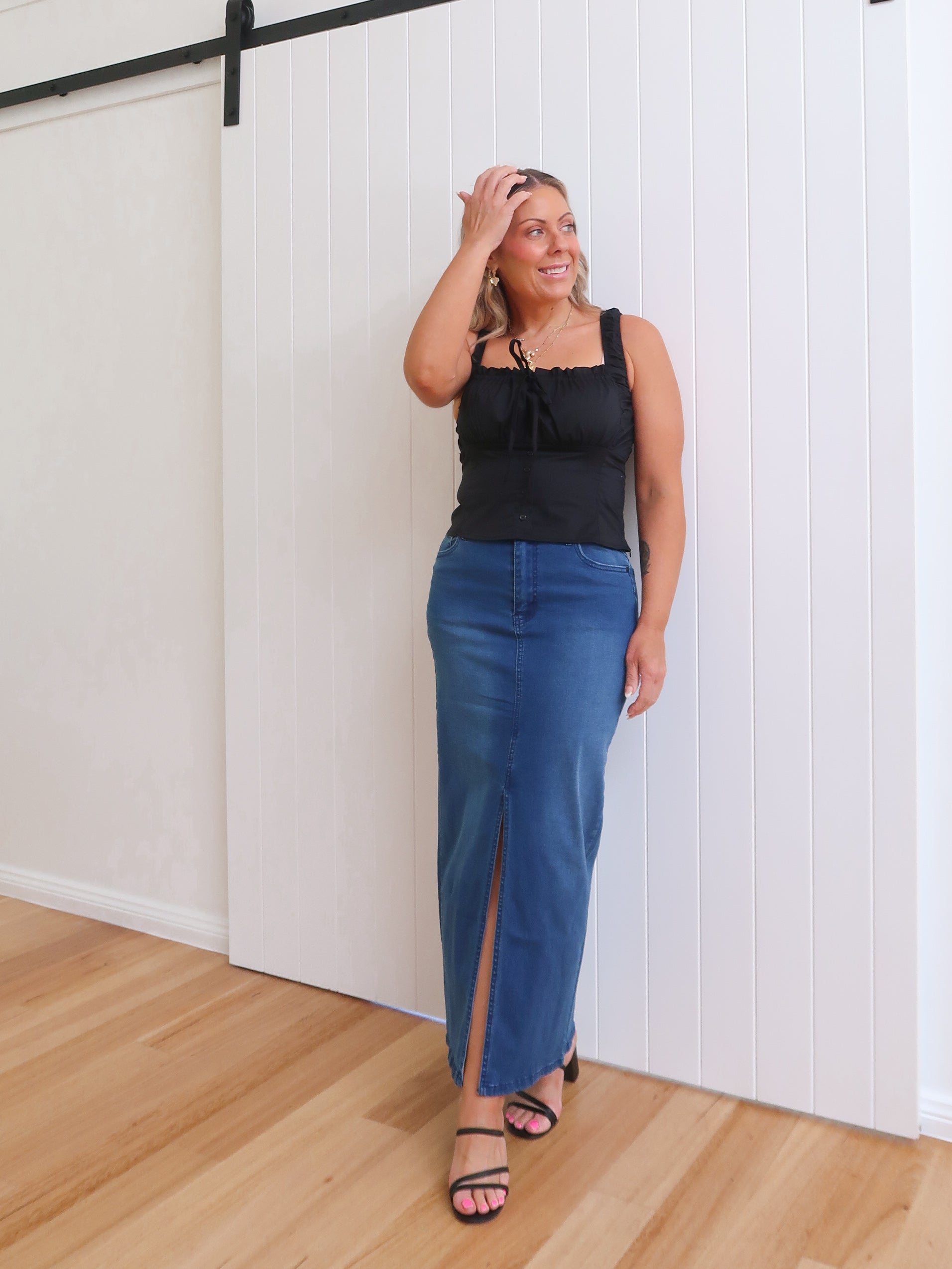 Ramsay Skirt - Dark Blue