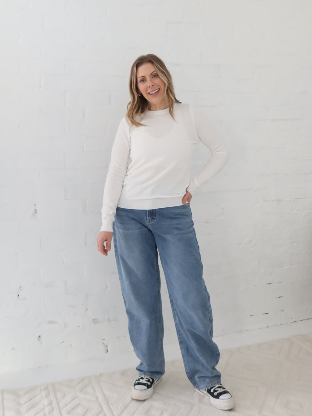 Robbie Knit Top - Off White