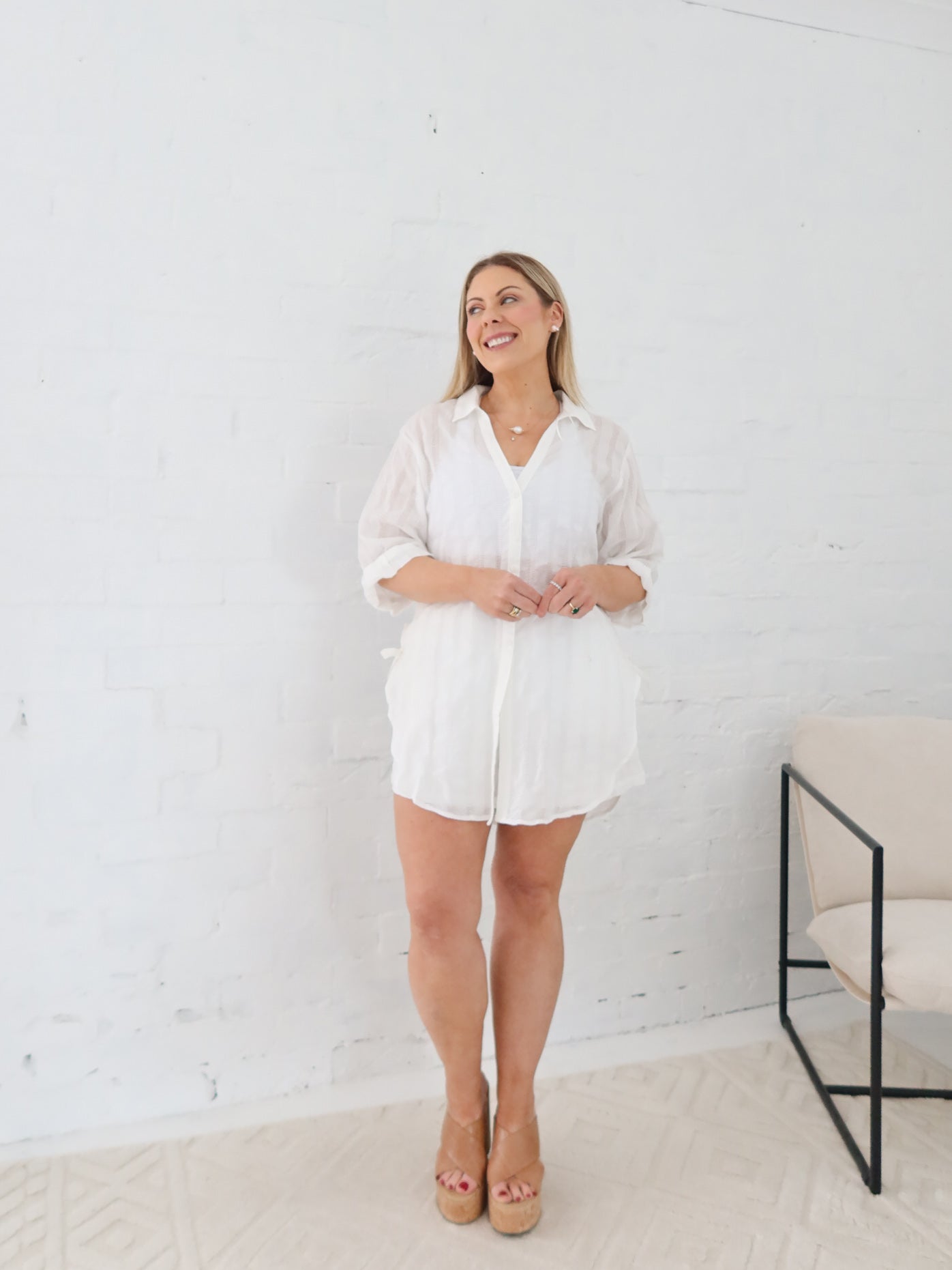 Anika Shorts - White