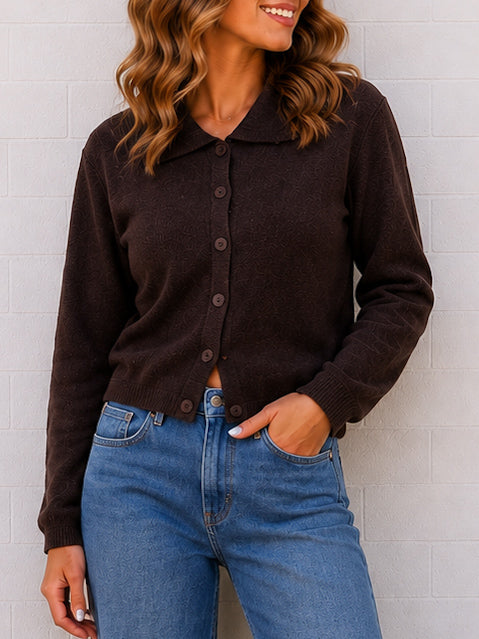 Esme Knit Top- Chocolate
