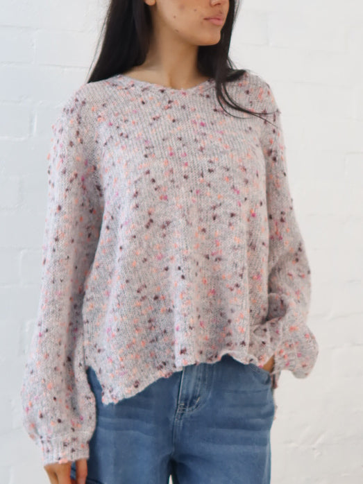 Lusia Knit- Burgundy