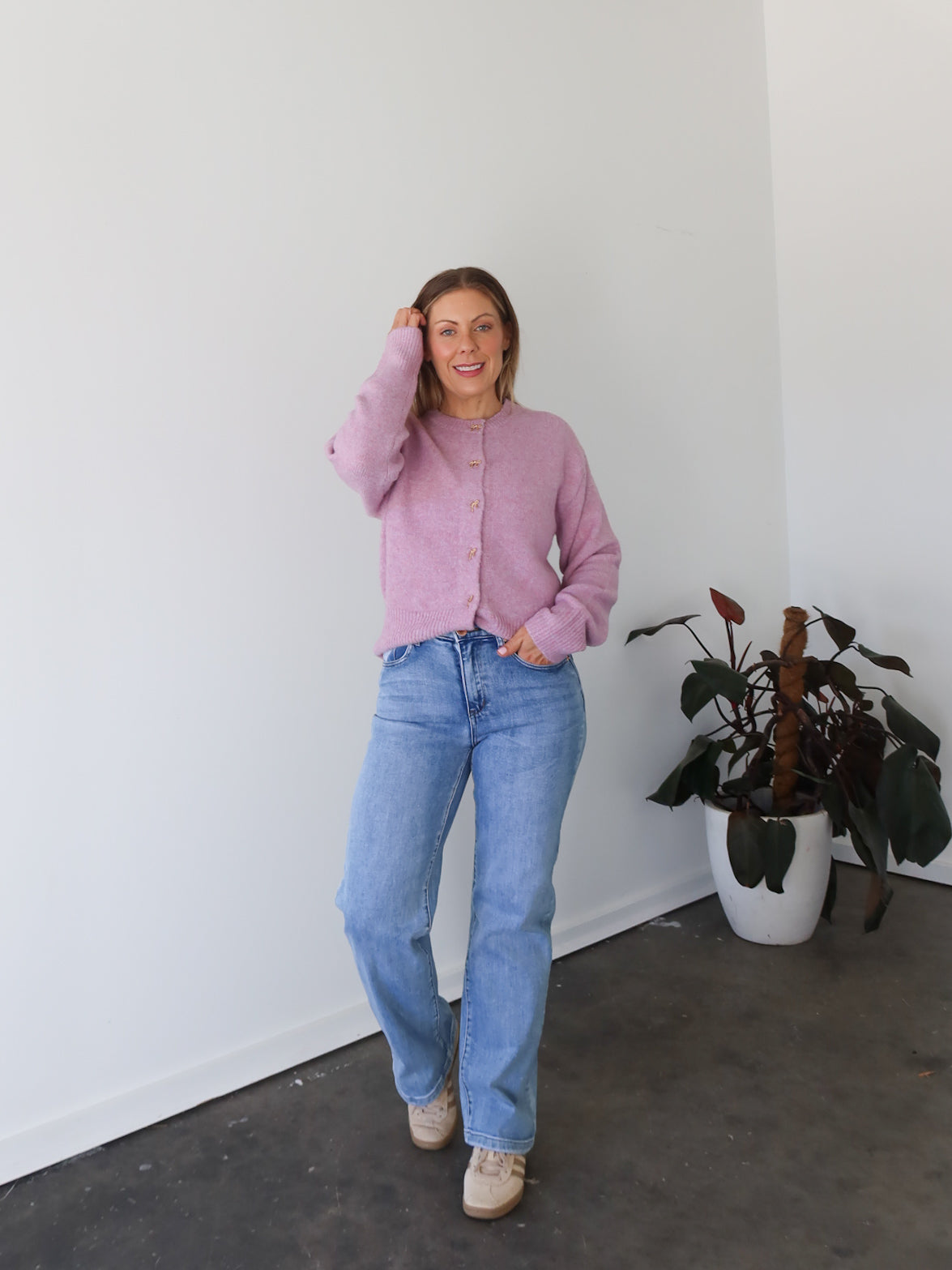 Mckinley Cardigan - Lilac