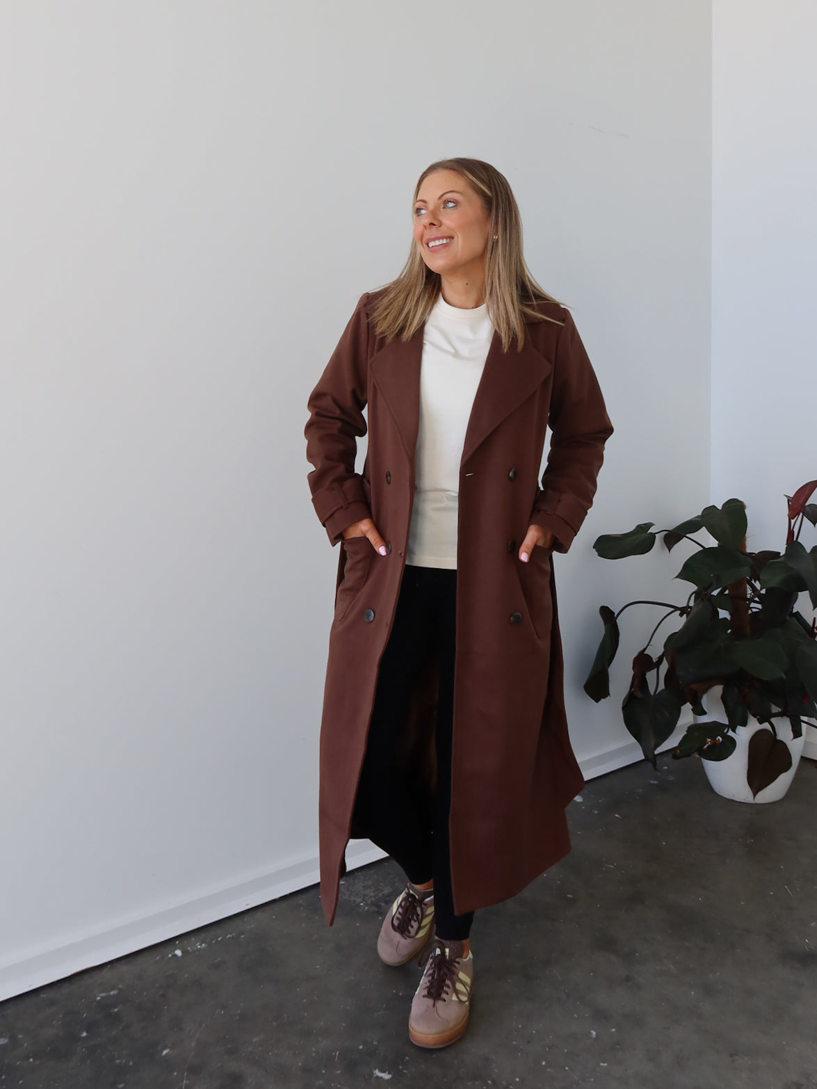 Hardin Coat - Chocolate