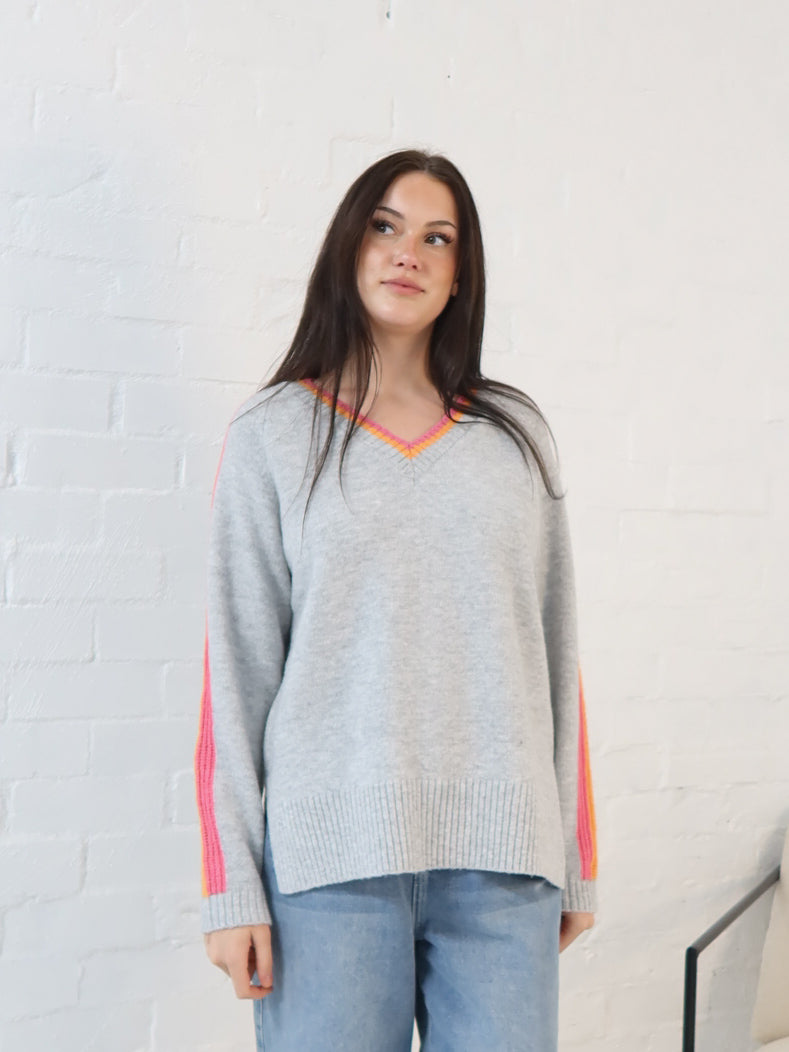 Kristy Knit- Grey