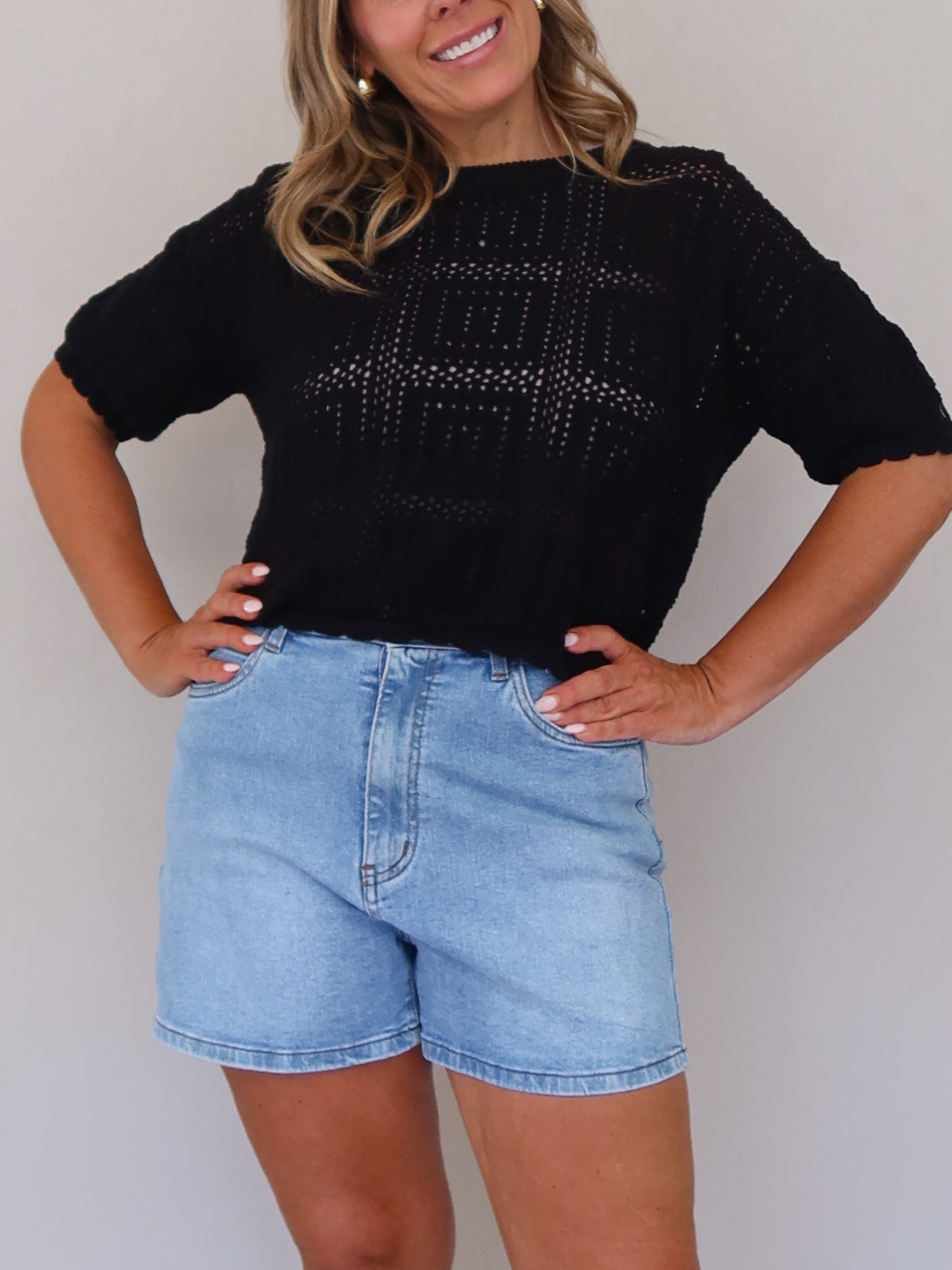 Jude Denim Short- Light Blue