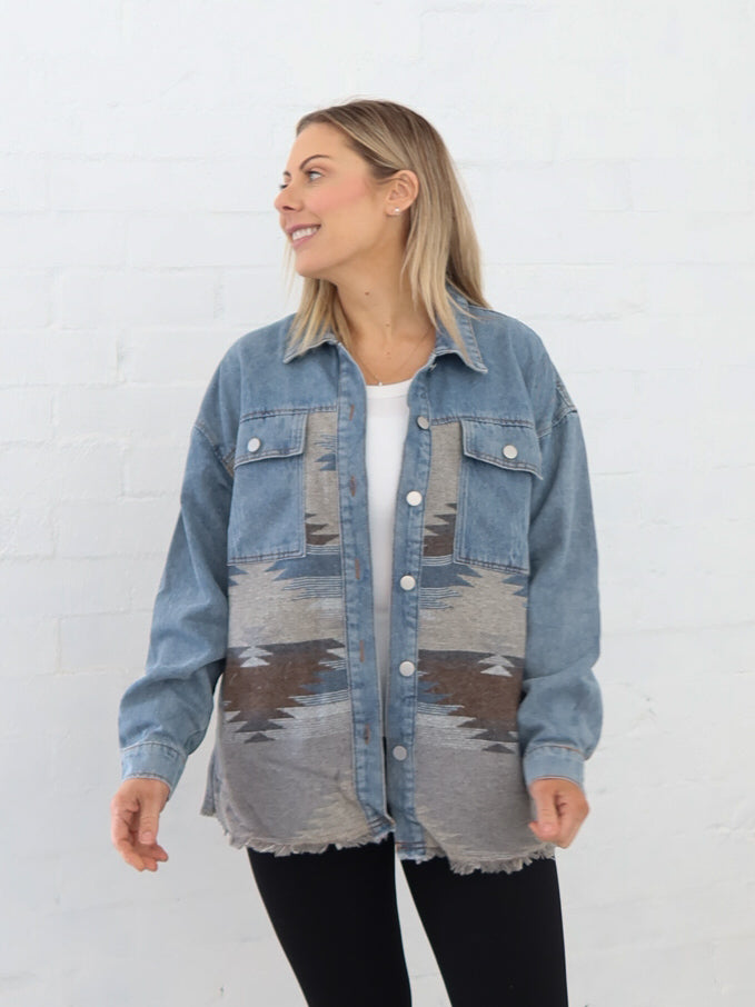 Ari Denim Shacket