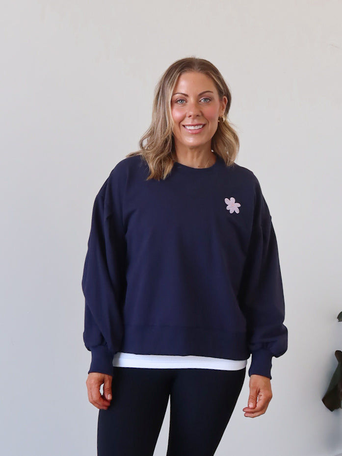 Trish Sweater - Navy