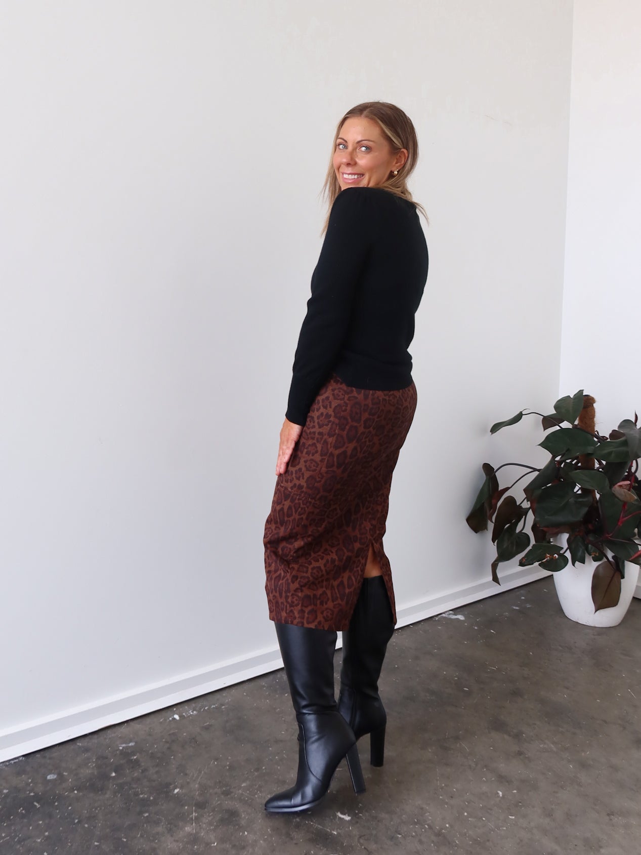 Avalie Skirt - Leopard Print