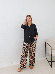 Hadley Pants - Light Leopard