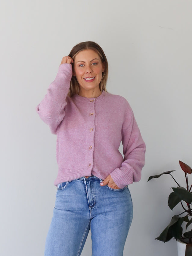 Mckinley Cardigan - Lilac