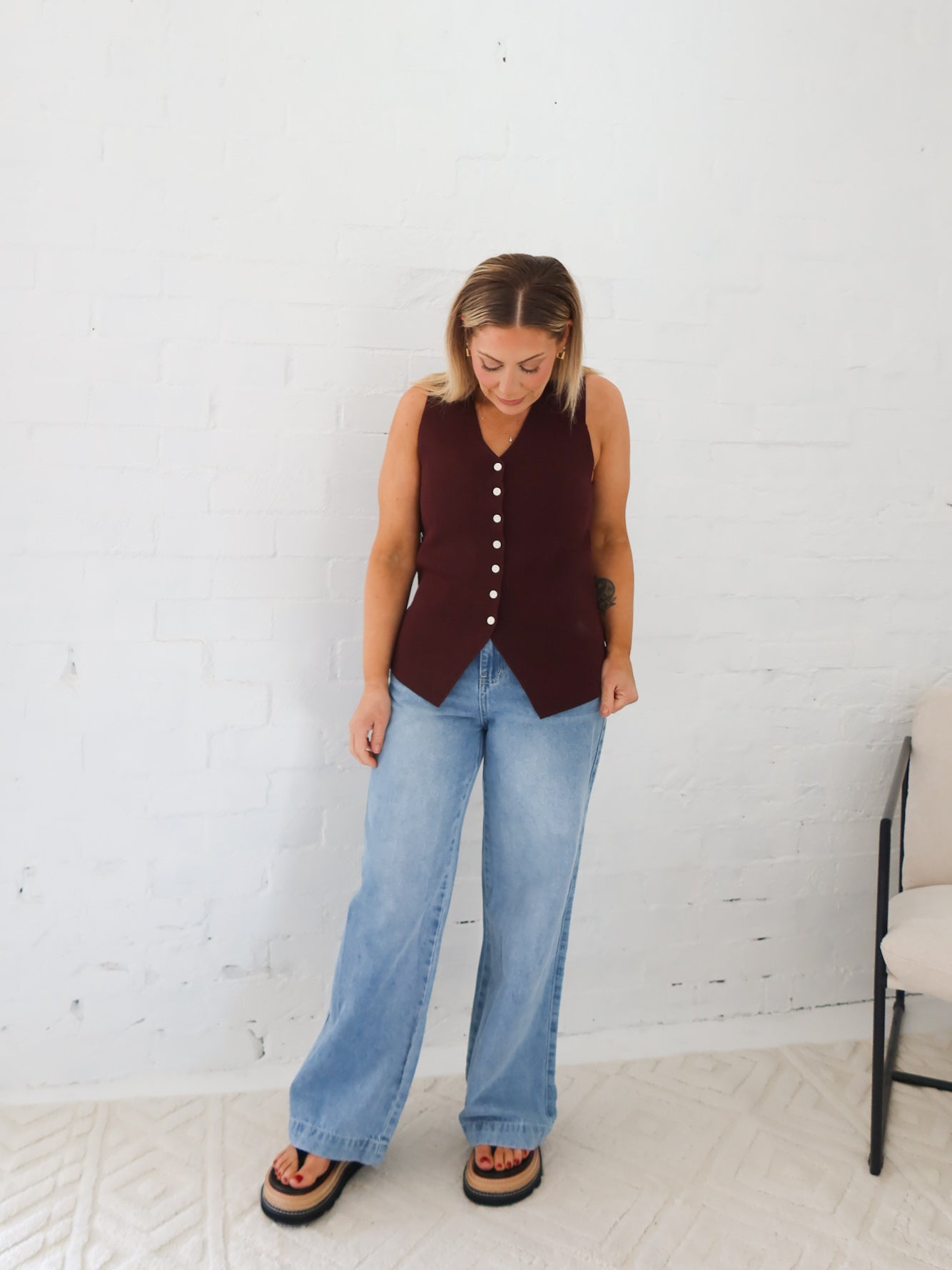 Parker Vest - Chocolate