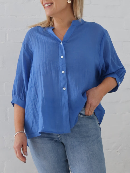 Mimi Blouse - Blue