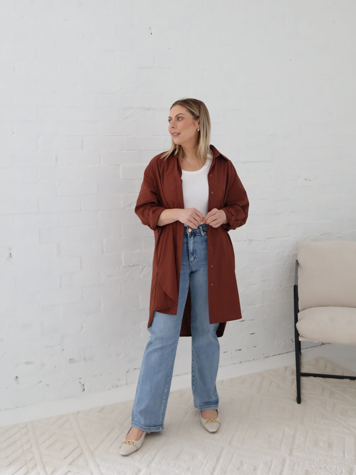 Jackie Shirt - Chocolate