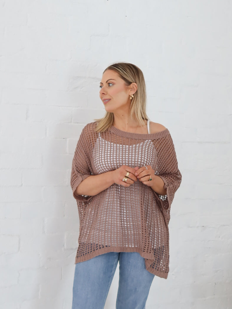 Nia Top- Mocha
