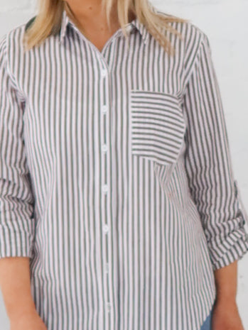 Emma Shirt- Chocolate