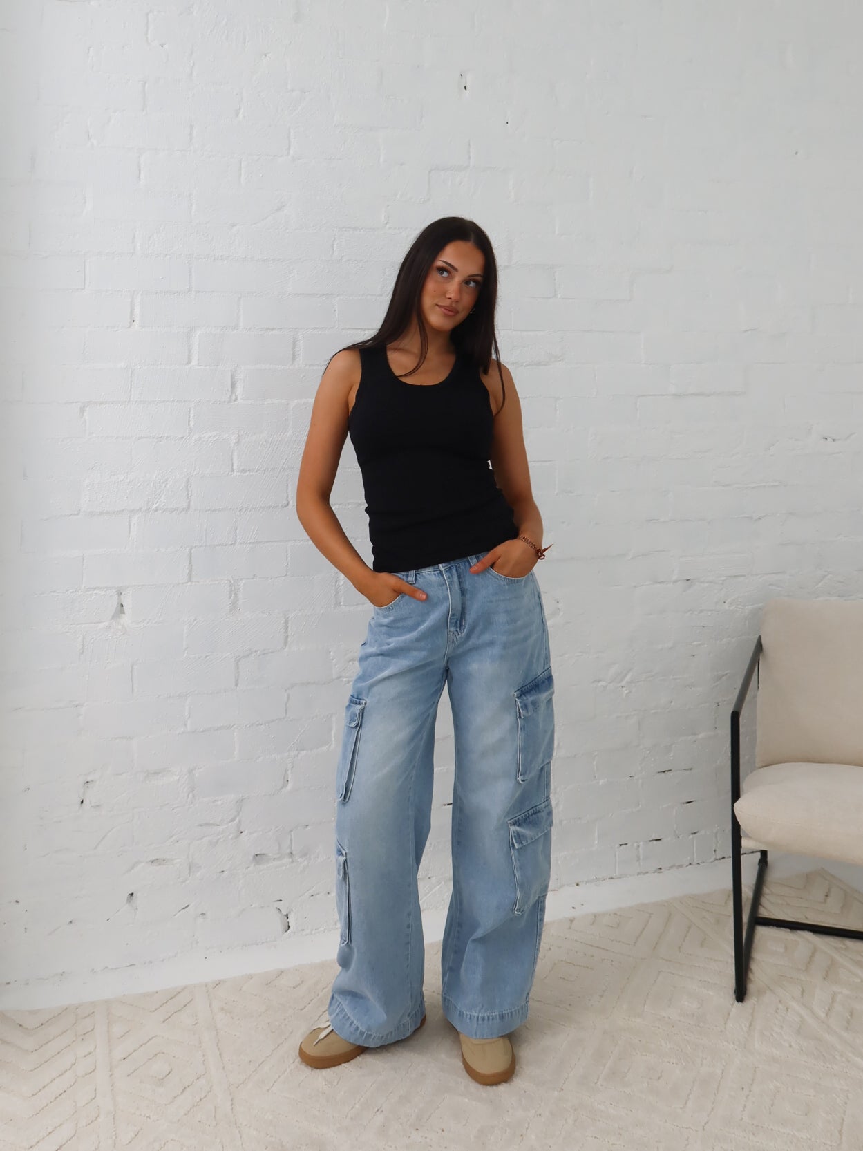 Paxton Cargo Jeans- Light