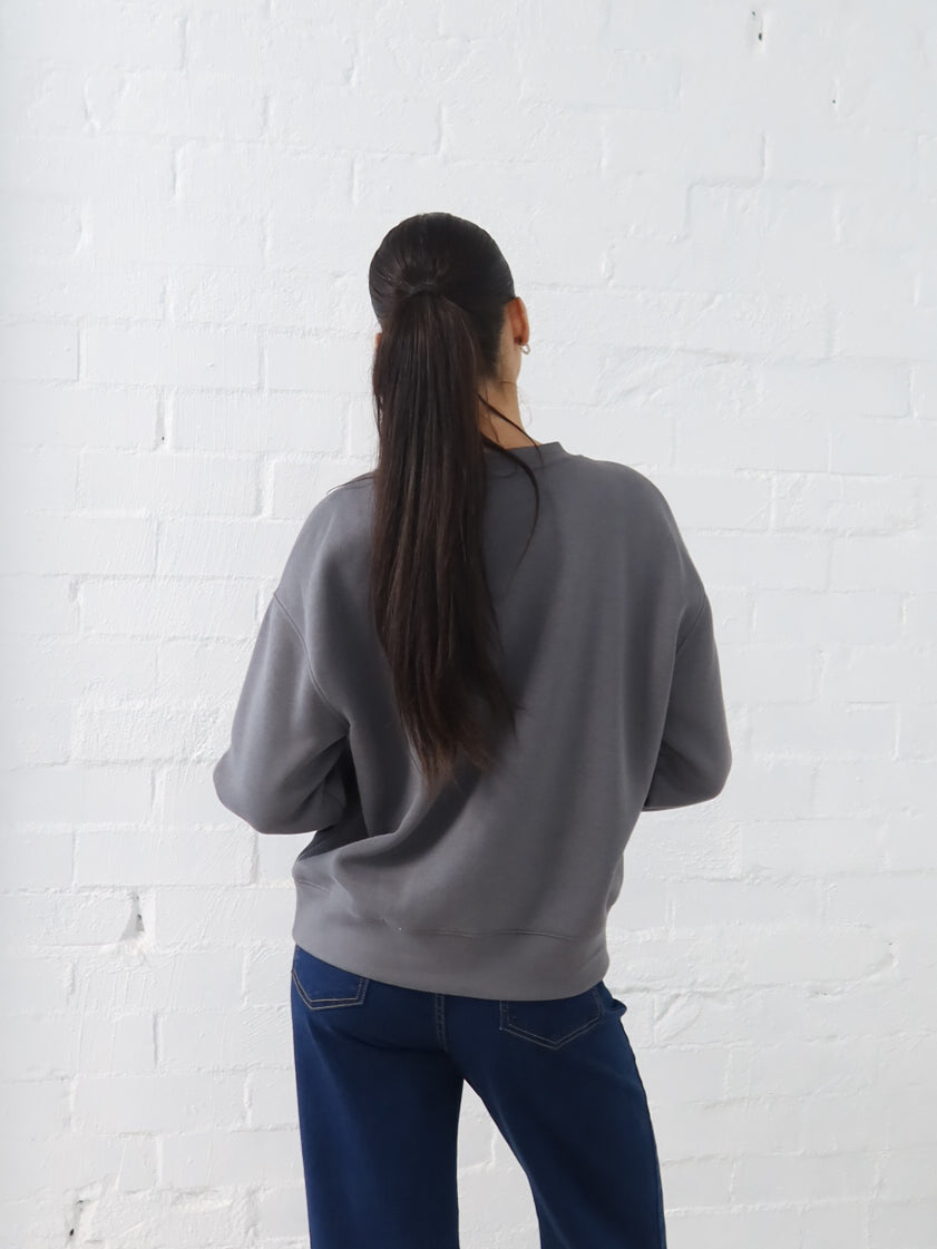 Gracie Relaxed Crew - Shadow