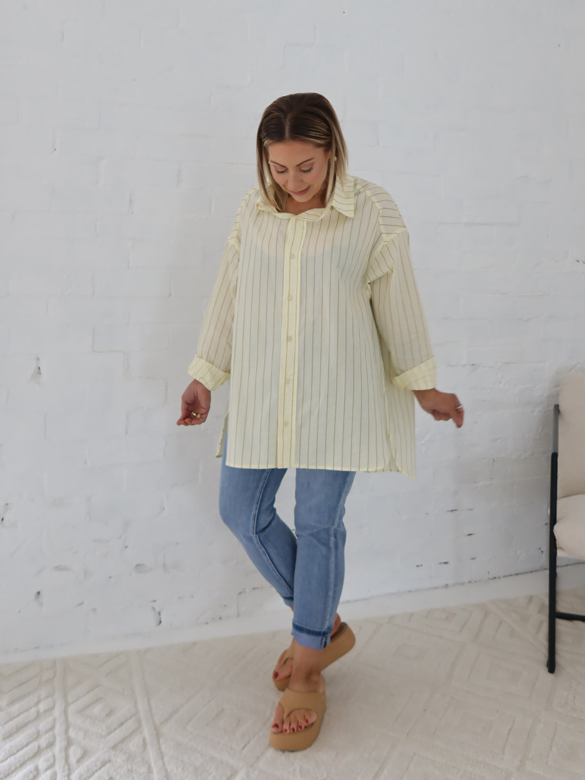 Lena Shirt - Butter Yellow