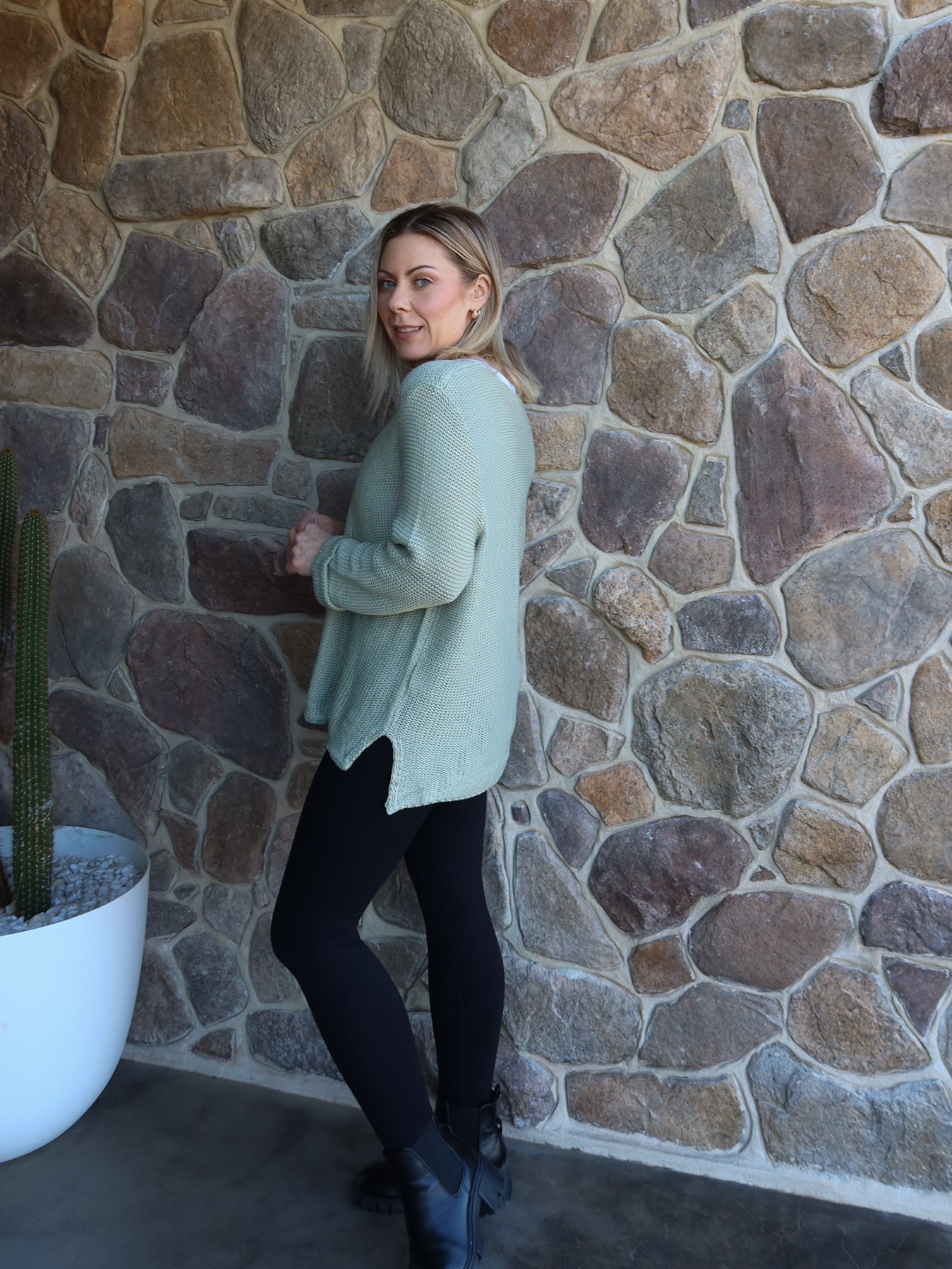 Sailah Knit - Sage