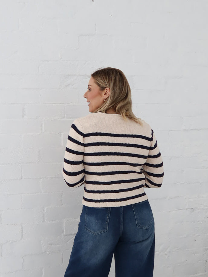 Blanca Cardigan - Navy