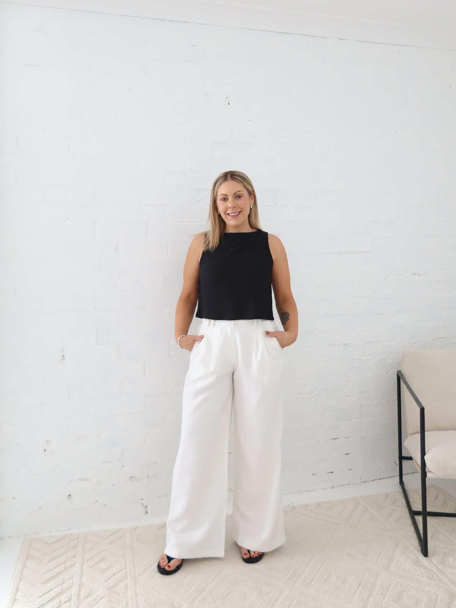 Reed Pants - White