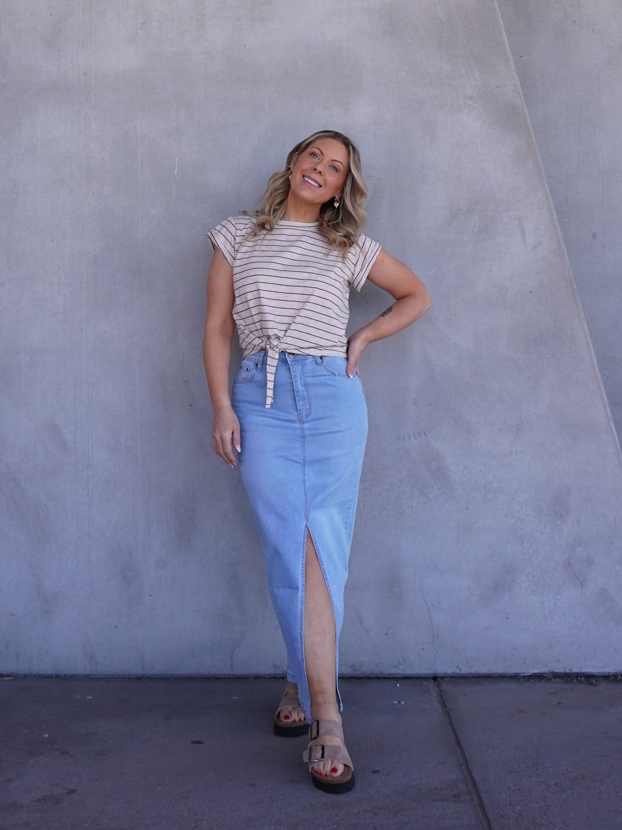 Ramsay Skirt - Light Blue