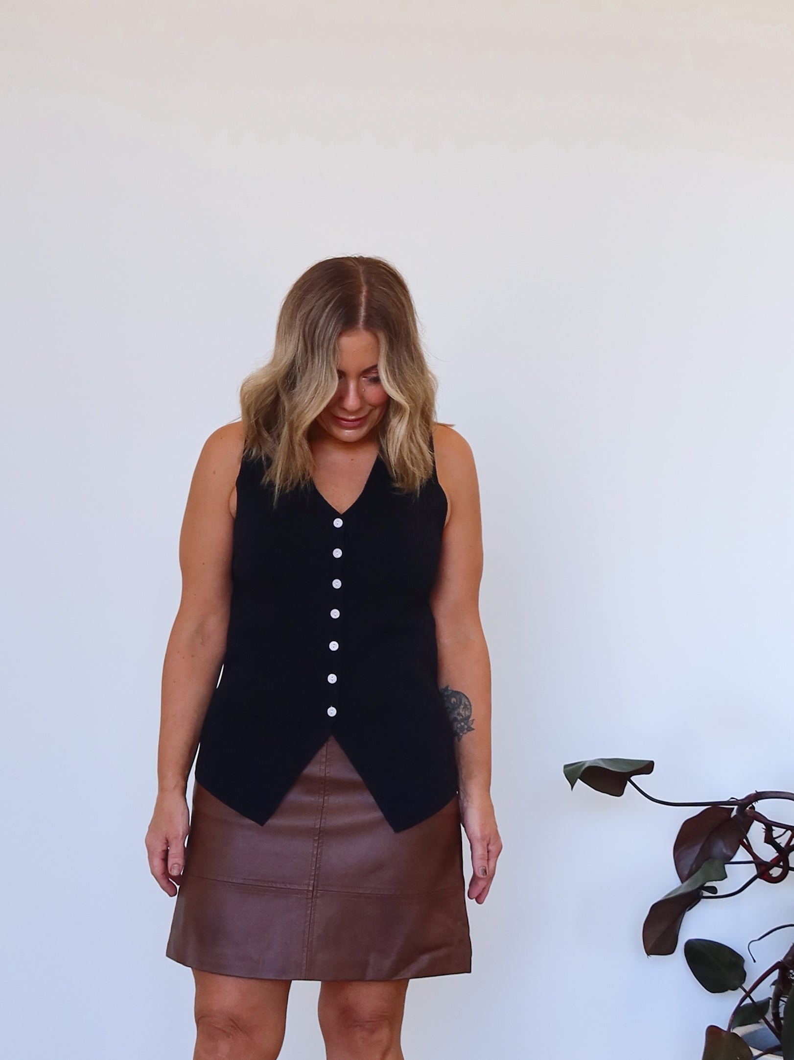 Yasmine Skirt - Brown