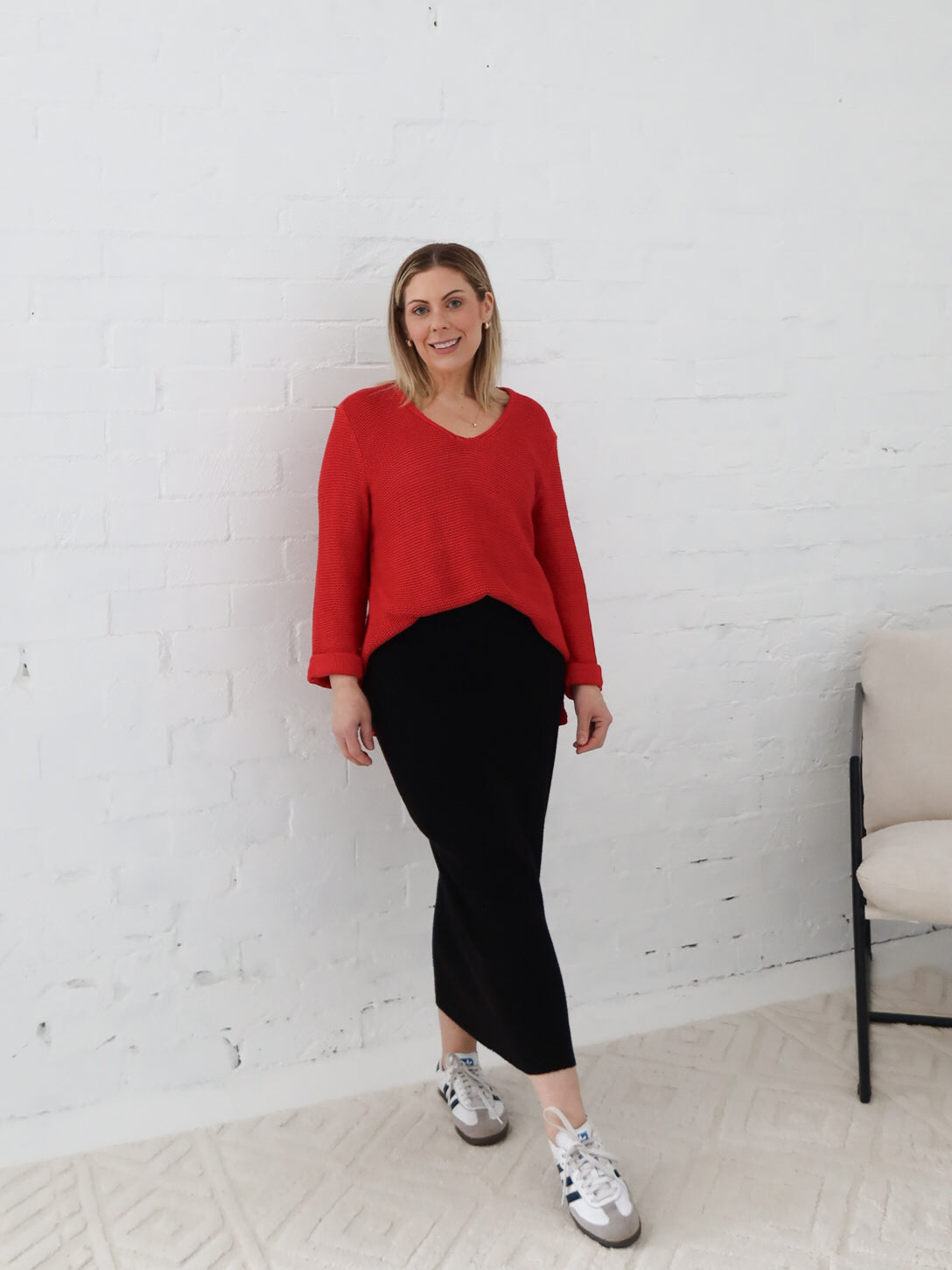 Sailah Knit - Red