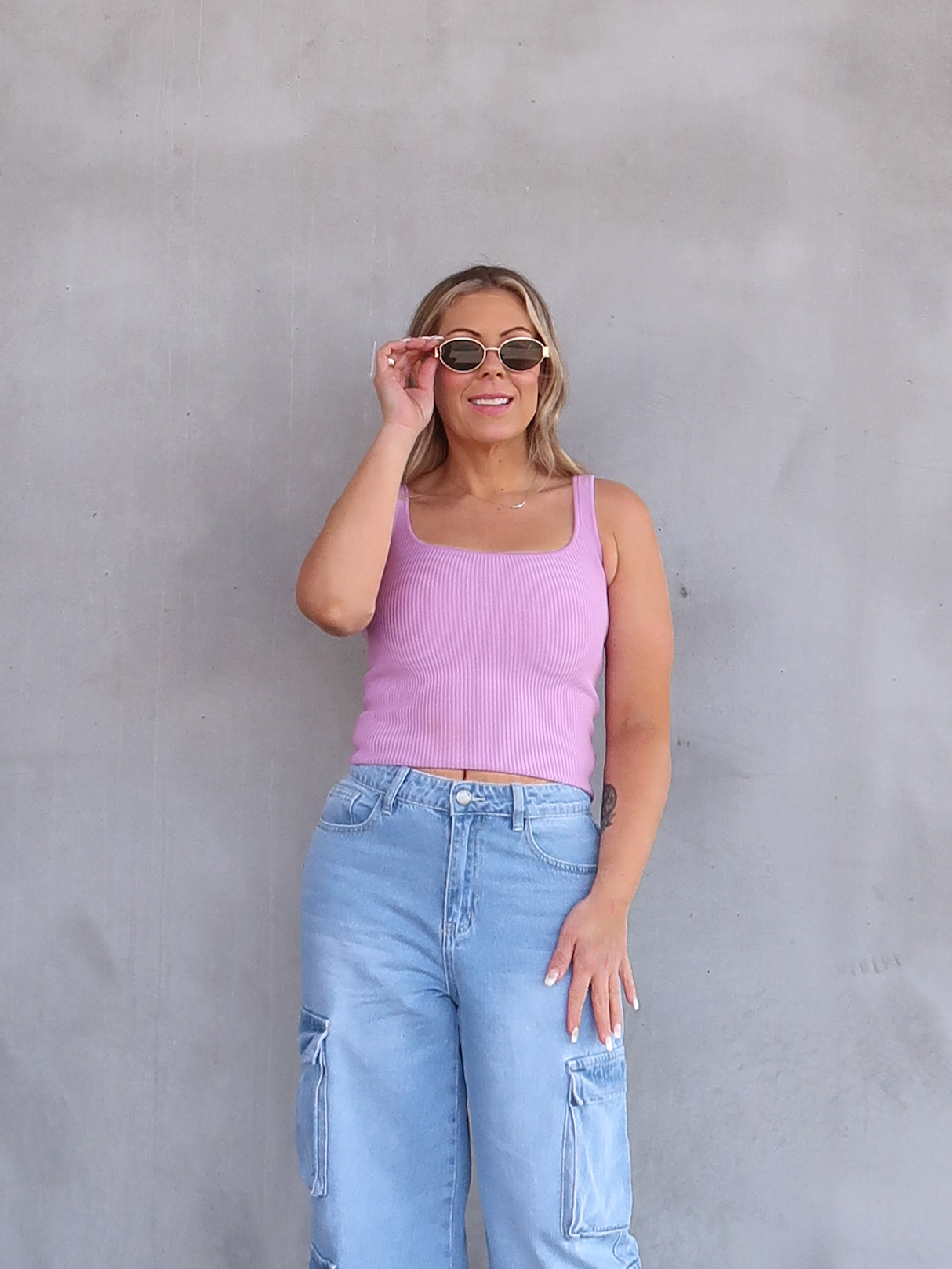 Mona Singlet - Lilac