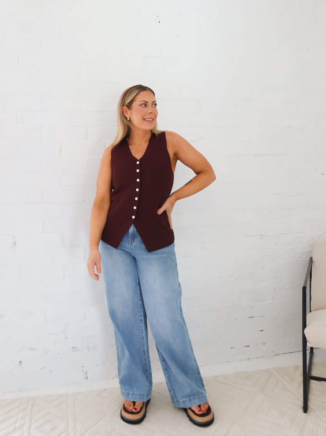 Parker Vest - Chocolate