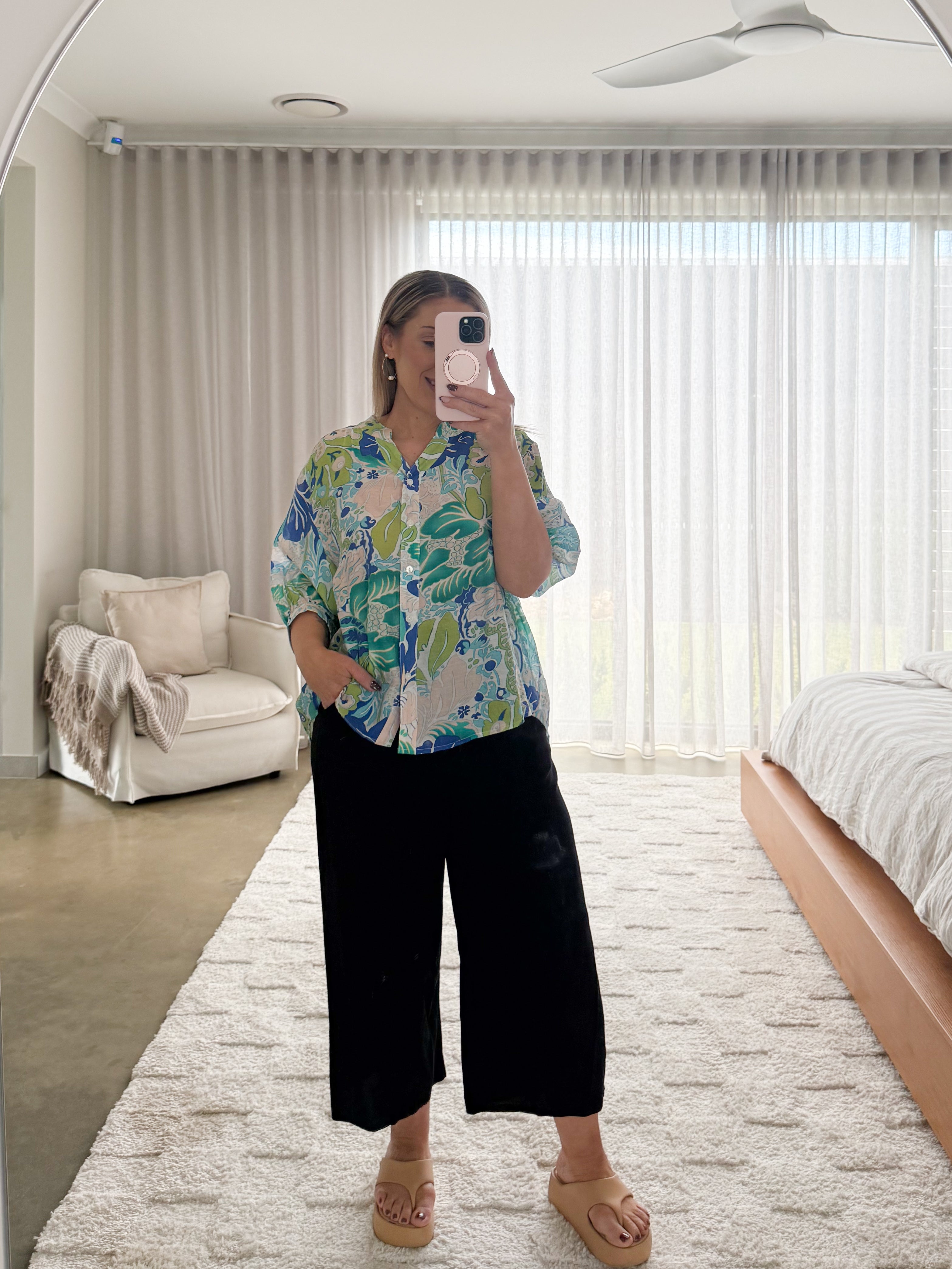 Mimi Blouse - Sea Green