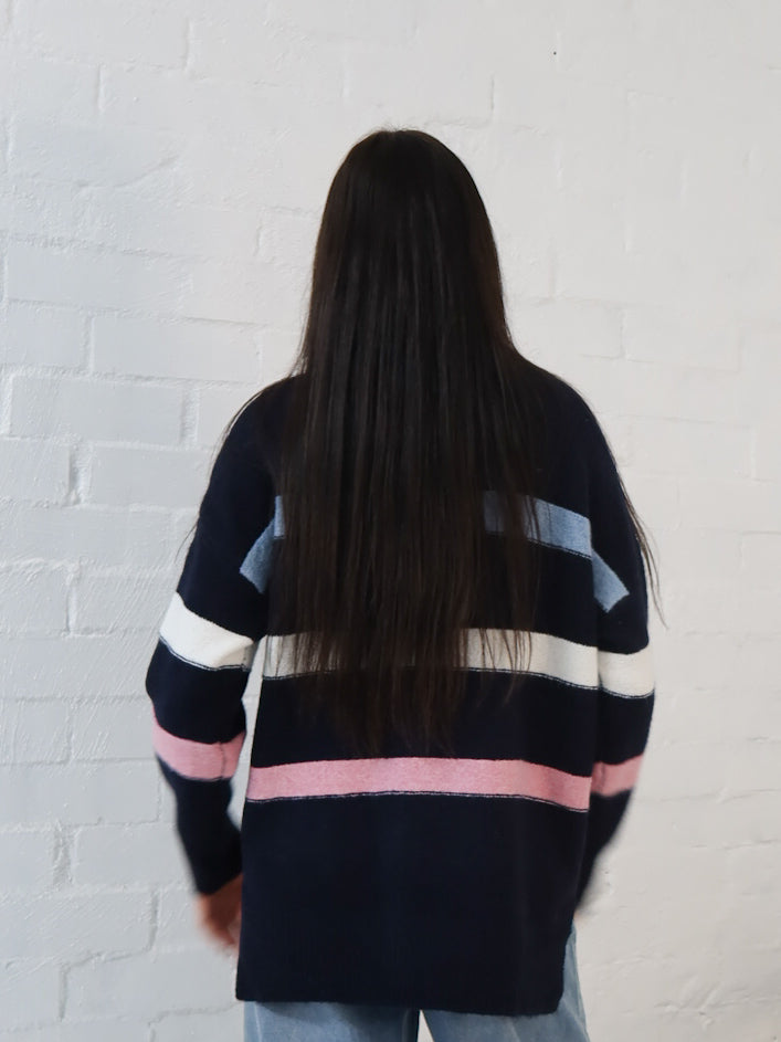 Adeline Knit- Navy