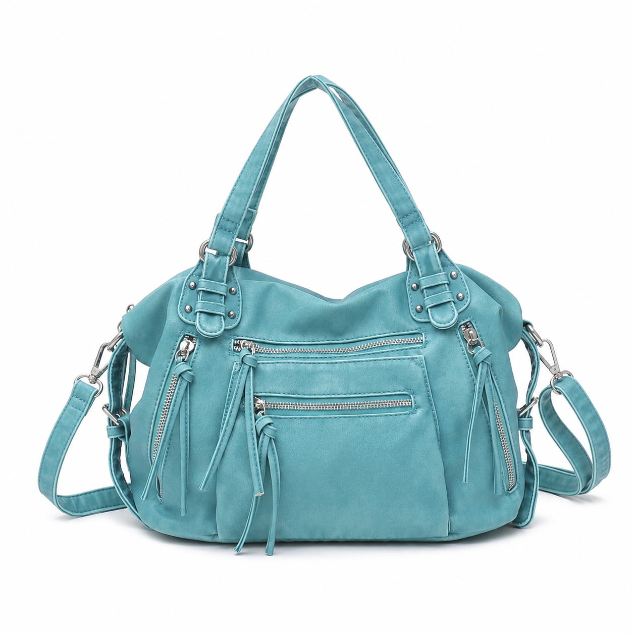 The Stevie Bag- Aqua