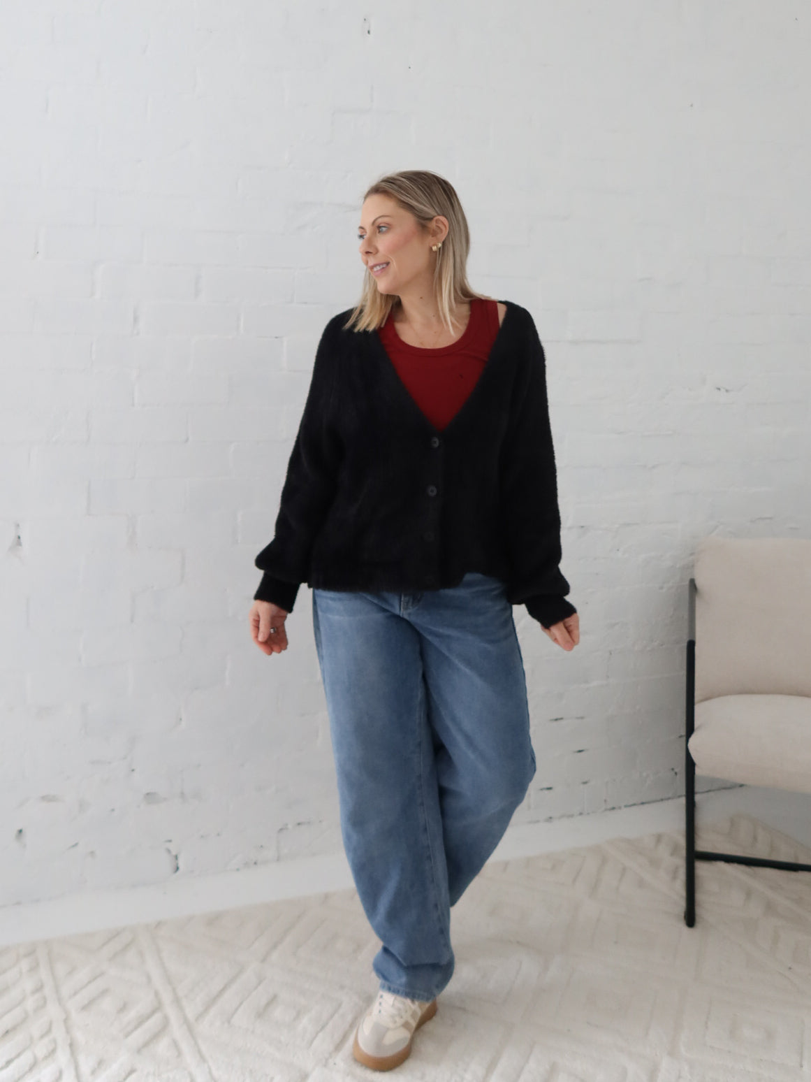 Vixen Cardigan - Black