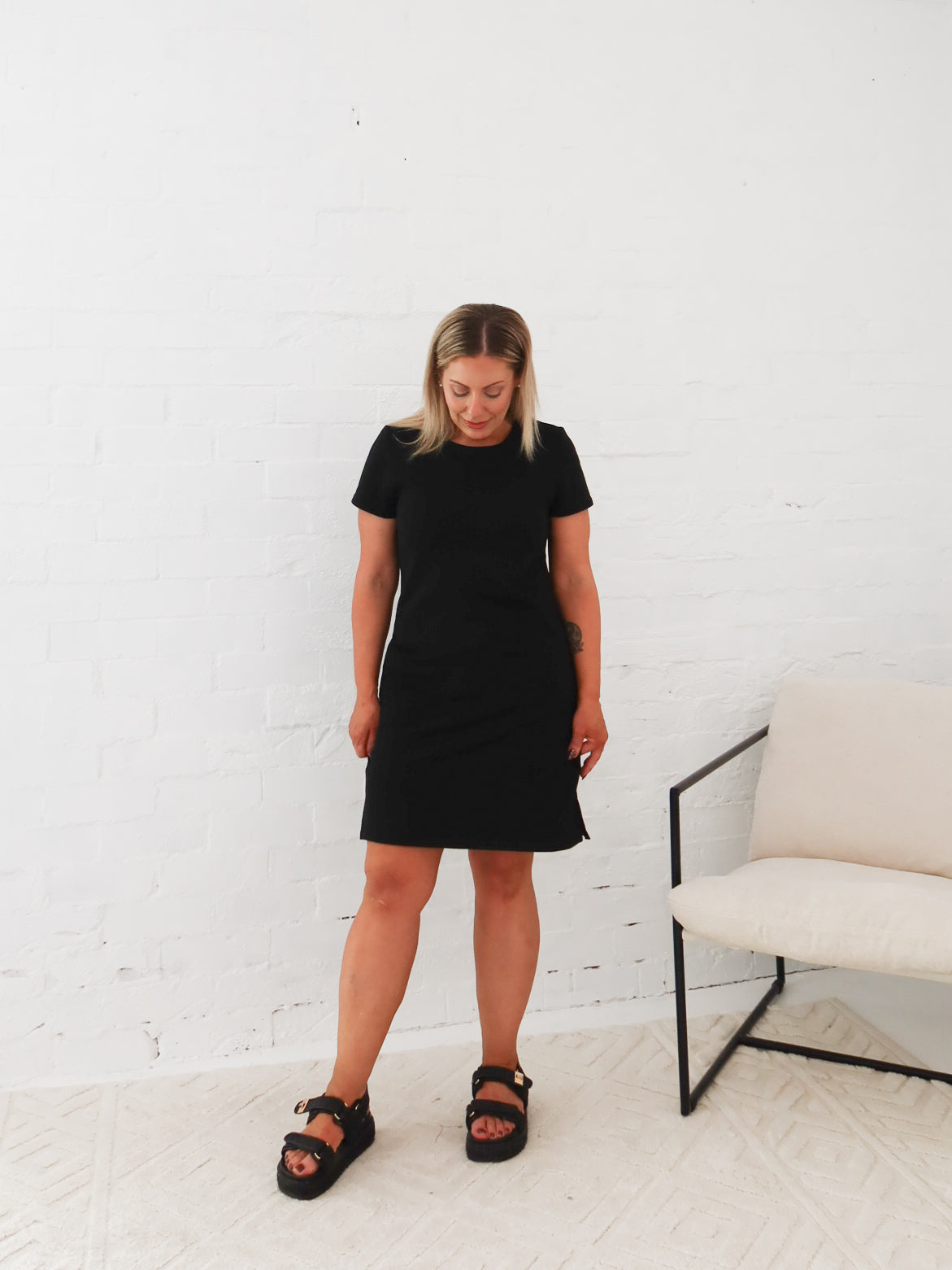 Ultimate School Run Dress- Black