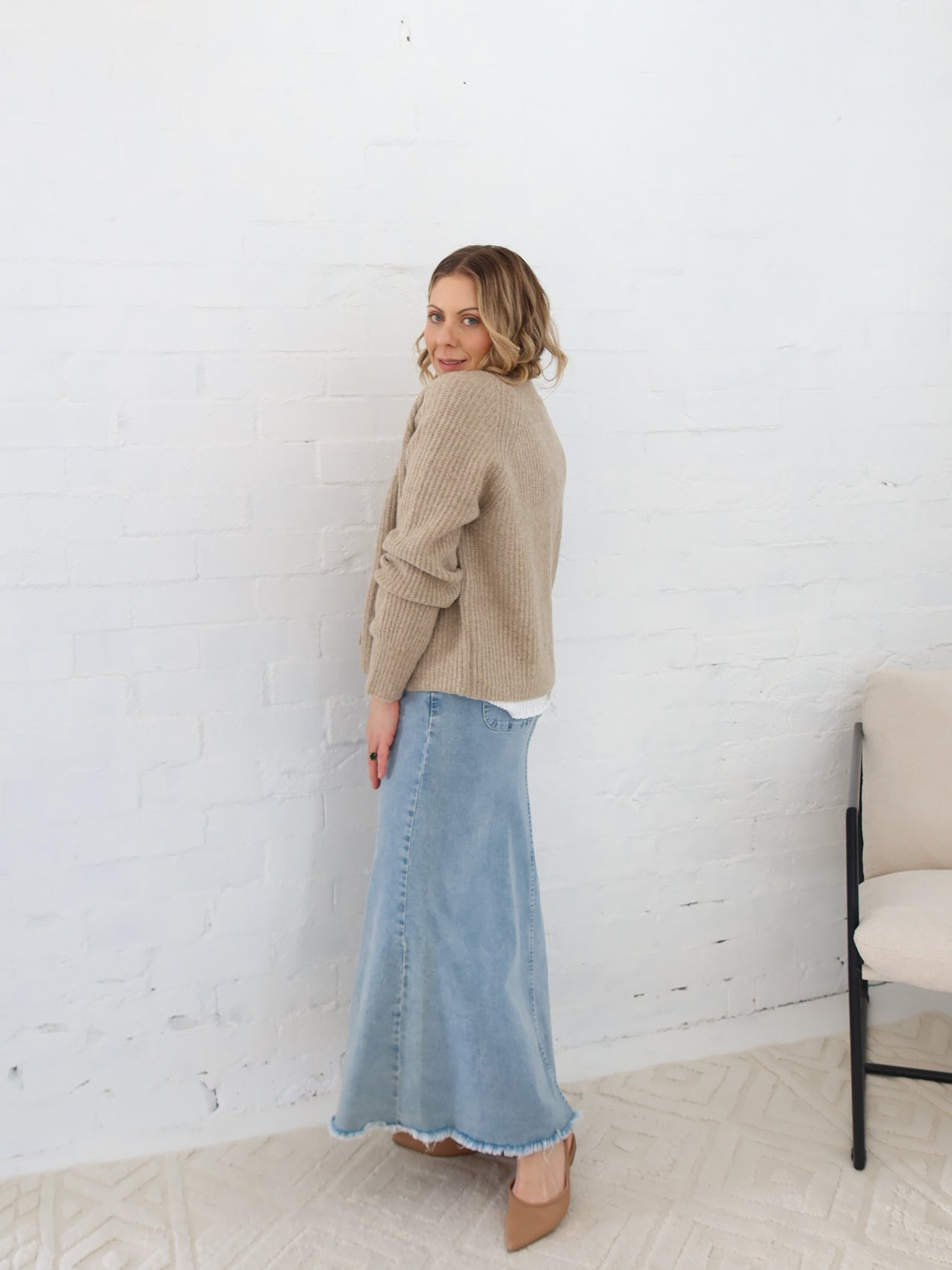 Dane Cardigan- Taupe