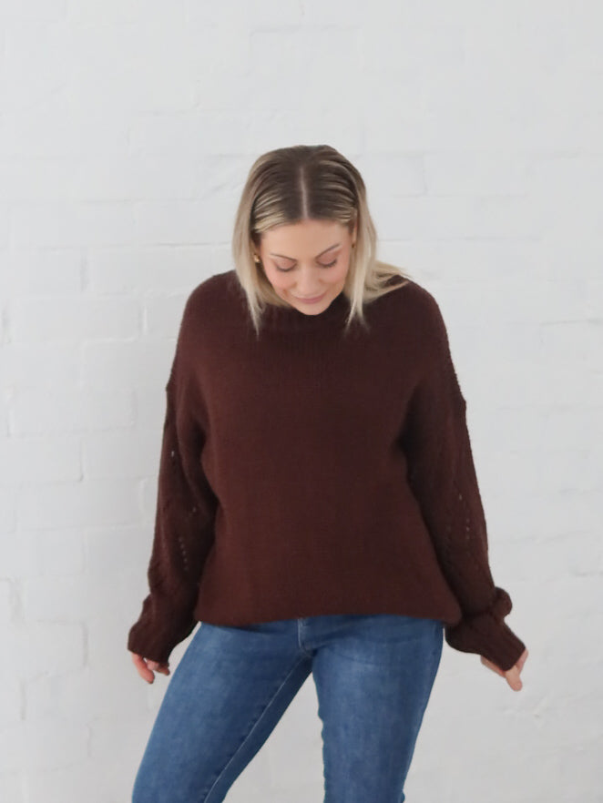 Ridley Knit- Chocolate